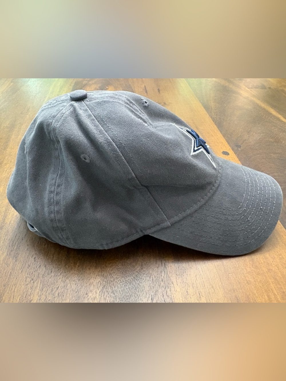 New Era 9TWENTY Dallas Cowboys NFL Women’s Adjustable Hat Cap Gray/Blue - Picture 4 of 13
